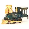 Image 1 : LOCOMOTIVE BLUE AND GOLD DIECAST DISPLAY MODEL TRAIN EN