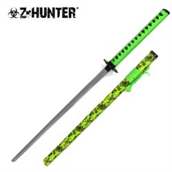 Z-HUNTER EDITION GREEN KATANA STYLE SWORD