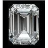 Image 1 : GIA CERT 0.74 CTW EMERALD DIAMOND H/SI1