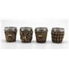 Image 1 : SET OF 4 SKULL SHOTGLASSES
