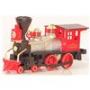 Image 1 : LOCOMOTIVE RED AND SILVER DIECAST DISPLAY MODEL TRAIN E