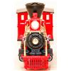 Image 2 : LOCOMOTIVE RED AND SILVER DIECAST DISPLAY MODEL TRAIN E
