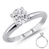 Image 1 : EGL CERT 1.06 CTW ROUND DIAMOND IN SOLITAIRE F/SI2