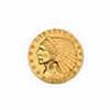 Image 1 : US $2.5 Indian Gold Coins Extra Fine 1927