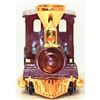 Image 2 : LOCOMOTIVE GOLD AND BURGUNDY DIECAST DISPLAY MODEL TRAI