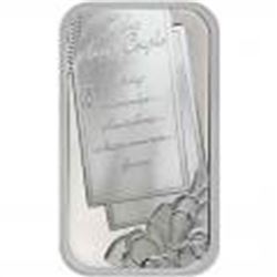 Wedding 2015 .999 Silver 1 oz Bar