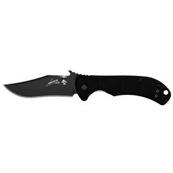 KERSHAW EMERSON CQC-2K BLACK CLIP POINT 3.6" CLOSED LEN