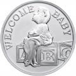 Welcome Baby 2015 .999 Silver 1 oz Round