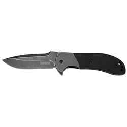 KERSHAW BLACKWASHED SCRAMBLER SPEED ASSISTED KNIFE OVER