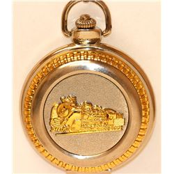 TRAIN POCKET WATCH