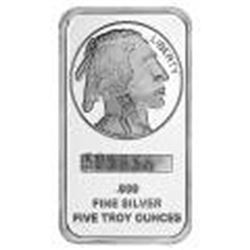 SilverTowne 5 oz Silver Bar - Buffalo Design