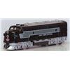 Image 1 : LOCOMOTIVE BLACK DIECAST DISPLAY MODEL TRAIN ENGINE