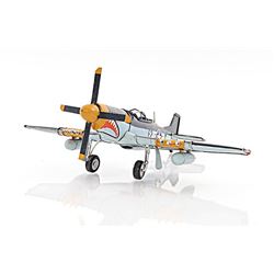 HAND MADE 1943 GREY MUSTANG P51 1:40TH SCALE MODEL