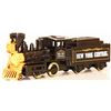 Image 1 : LOCOMOTIVE BLACK DICECAST MODEL TRAIN ENGINE