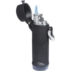Visol Summit Rubberized Black Wind-Resistant Jet Flame