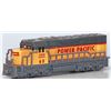 Image 2 : LOCOMOTIVE GREY AND YELLOW DIECAST DISPLAY MODEL TRAIN