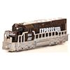 Image 1 : LOCOMOTIVE BLACK AND GREY DIECAST DISPLAY MODELTRAIN EN