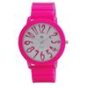 Image 1 : PINK GENEVA WRIST WATCH