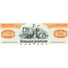 Image 1 : Howard Johnson 100 Share Stock Certificate