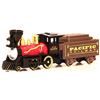 Image 1 : LOCOMOTIVE RED AND BLACK DIECAST DISPLAY MODEL TRAIN EN