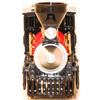 Image 2 : LOCOMOTIVE RED AND BLACK DIECAST DISPLAY MODEL TRAIN EN