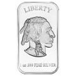 SilverTowne 1 oz Silver Bar - Buffalo Design
