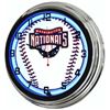 Image 1 : BLUE NEON 17" MLB CLOCK