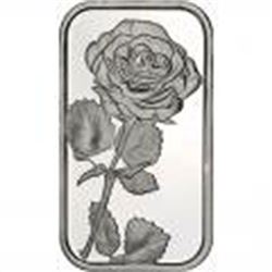 Rose .999 Silver 1 oz Bar