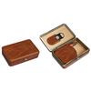 Image 1 : Visol Executive Brown Leather Cigar Case With Cutter -