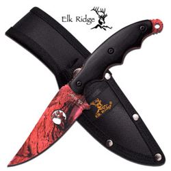 ELK RIDGE PINK CAMOUFLAGED FIXED BLADE KNIFE