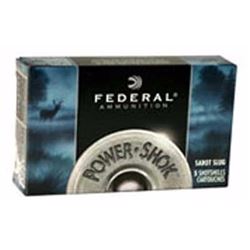 (AMMO) FED PWRSHK 20GA 2.75 7/8OZ SLG (100 ROUNDS) 029465027384