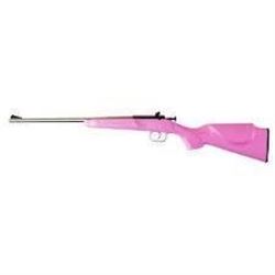 _NEW* Crickett 221SS Crickett Bolt 22 Long Rifle 16.12" Pink Synthetic Stainless Steel 611613002215