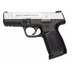 _NEW!_ SMITH AND WESSON SD9VE 9MM 4" 10+1 Blk Poly Grip Black Frame/SS Slide 022188239003