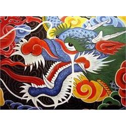  Colorful Dragon  - Original Painting 20 h x 24 w (50x60cm) MO7205-20