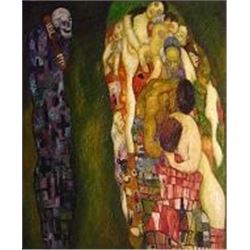  Death And Life (Full Version)  - Gustav Klimt 20 w x 24 h (50x60cm)MO2113KLI-2