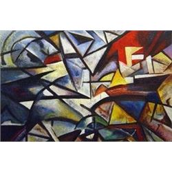 "Disjunction Of Forms" - Olga Rozanova20"h x 24"w (50x60cm)MO2106ROZ-20