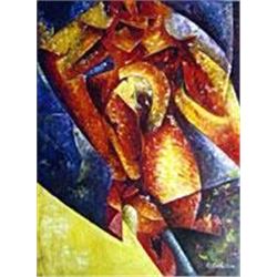  Dynamism Of A Human Body  - Umberto Boccioni 20 w x 24 h (50x60cm)MO2634BOC-20