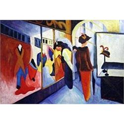  Fashion Shop  - August Macke 20 h x 24 w (50x60cm)MO2103MAC-20