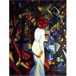  Few In The Forest  - August Macke 20 w x 24 h (50x60cm)MO2804MAC-20