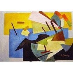  Flight Of A Aeroplane  - Olga Rozanova 20 h x 24 w (50x60cm)MO2101ROZ-20