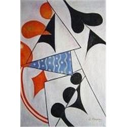  Four Aces  - Olga Rozanova 48 w x 72 h (120x180cm) MO2102ROZ-20