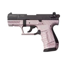 *NEW* WALTHER ARMS P22 22LR 3.4" 10+1 PINK CARBON FIBER/BLUE 723364203374