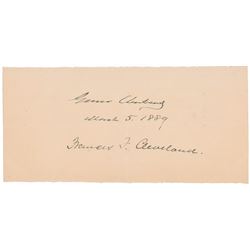 Grover and Frances Cleveland