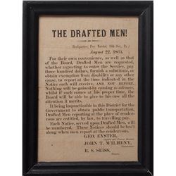 Civil War Draft Notice