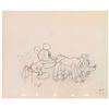 Image 1 : Mickey Mouse and Pluto production drawing from Society Dog Show