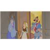 Image 1 : Cinderella, Wicked Stepmother, and Grand Duke production cels on pan production background from Cind