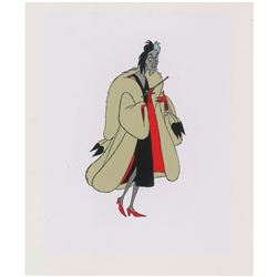 Cruella de Vil production cel from 101 Dalmatians