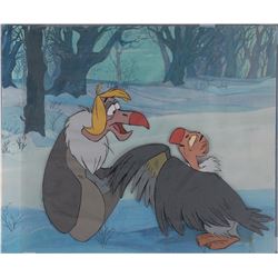 Buzzie and Dizzy production cel from The Jungle Book