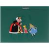 Image 1 : Alice, King, and Queen of Hearts production cel from an Educational Cartoon