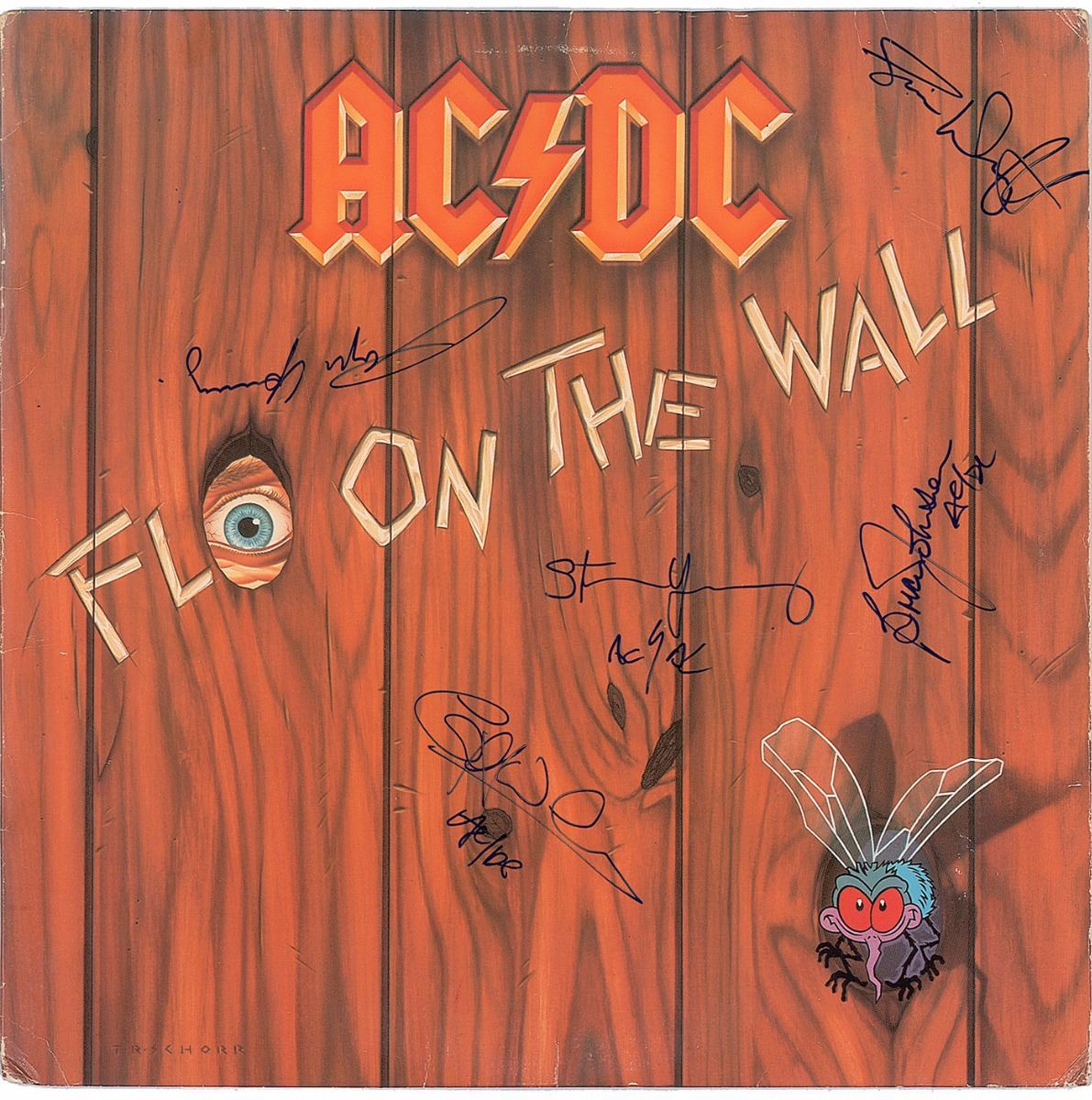 AC/DC Signed Album